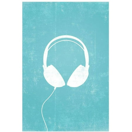 Act Headphones - Headphones Silhouette Art by Eazl Cling