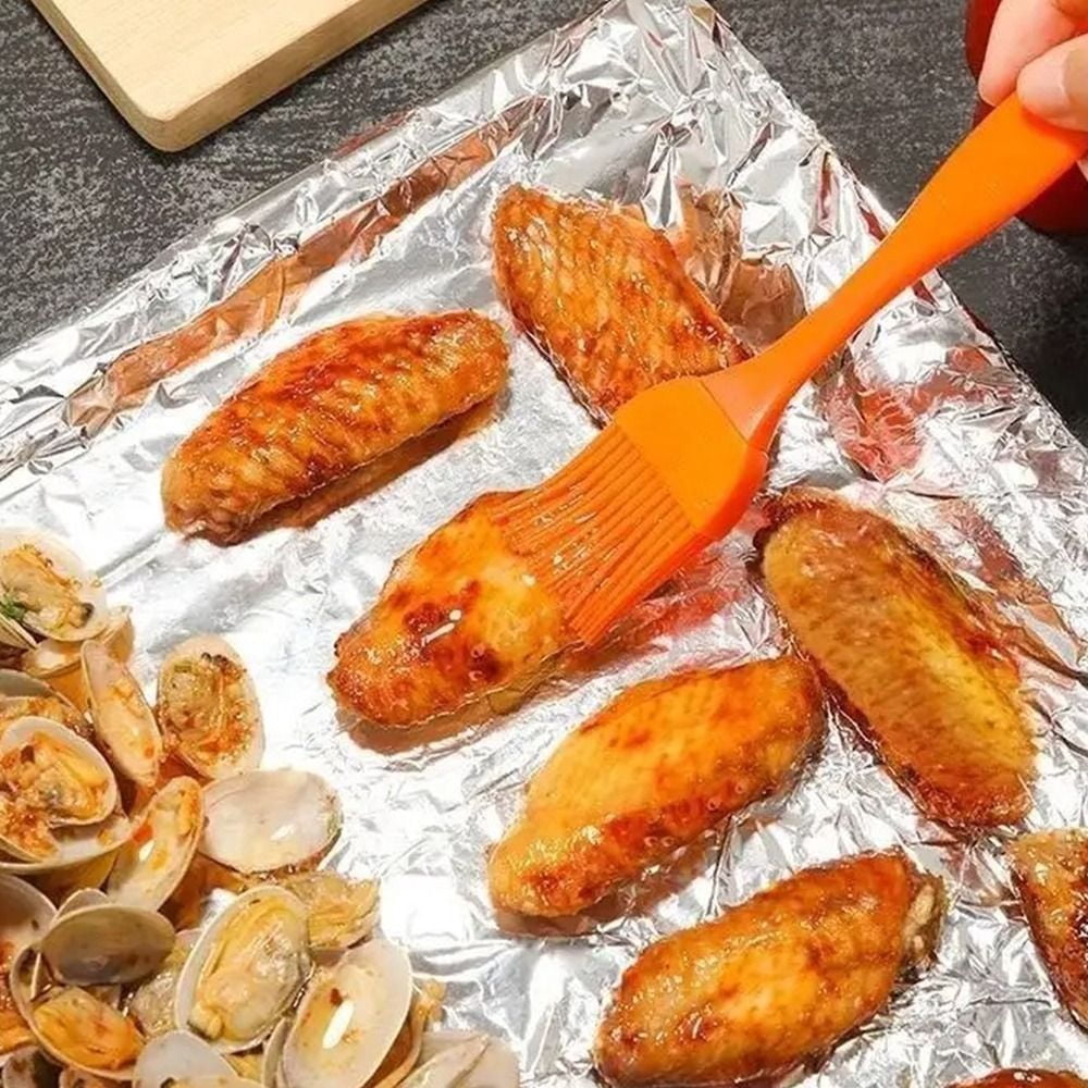 5M/10M/20M Aluminium Catering Tin Foil Thickened BBQ Accessories Barbecue Tin Foil Roll Heat Safe Disposable
