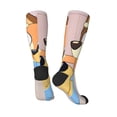 thumbnail image 5 of Lsque Bluey Printed Crew Socks Men's Women's LightWeight Thin Casual Calf Socks ,Knee High Socks,Cotton Socks, 5 of 9