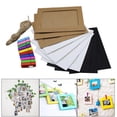 thumbnail image 3 of Marcos de fotografía de papel artesanal, marcos de fotografía, marcos de fotografía de papel colgantes Multi pared, con Clips de cuerda, para la decoración de 10 piezas 5 pulgadas Colco álbum de fotos, 3 of 8
