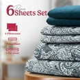 thumbnail image 4 of Deep Pocket 6 Piece Bed Sheet Set 1800 Series Microfiber Comfort  Sheets, 4 of 17
