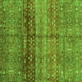 thumbnail image 1 of Ahgly Company Indoor Square Abstract Green Modern Area Rugs, 4' Square, 1 of 4