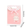 thumbnail image 3 of Pink 12 Pack Paper Easter Gift Bags 6.3X4.72X2.36 Inches Bunny Egg Design Party Favor Treat Bags For Candy Egg Hunt Holiday Birthday Celebration, 3 of 7