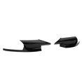 thumbnail image 2 of 1 Pair Front Bumper Lip Spoiler UV Protective Clear Coated Sporty Look for 5 Series F10 M5 2011 to 2017 Glossy Black, 2 of 5