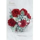 thumbnail image 4 of Flores artificiales Floroom, rosas falsas de espuma de color rojo oscuro (25 unidades), 4 of 6