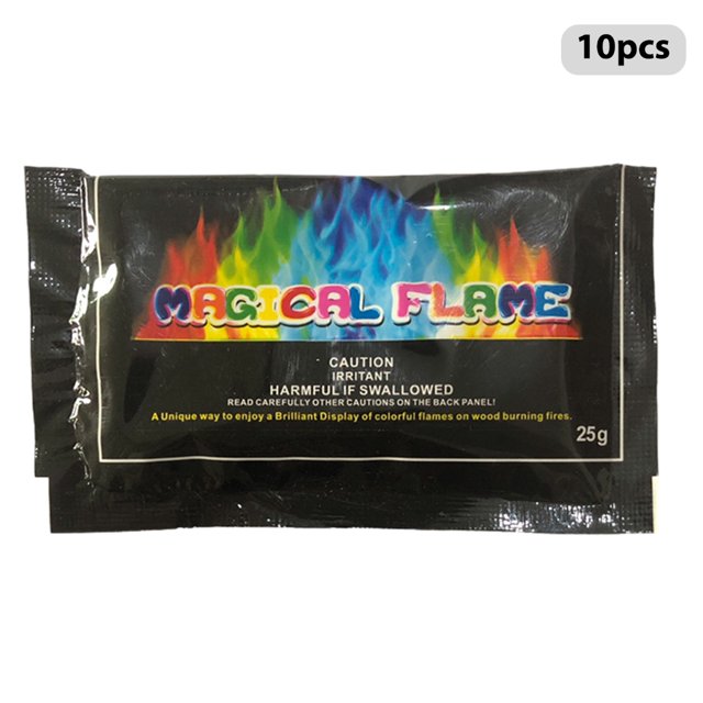 25 g de polvo de fuego, accesorios brillantes seguros para fogatas, hogueras (25 g)