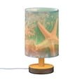 thumbnail image 2 of Corals Shells Starfish Seaside Table Lamp with USB Port LED Warm Light Lamp Night Light Home Decor, 2 of 7