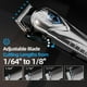thumbnail image 5 of Cortapelos para hombres y mujeres profesionales, kit de corte de pelo inalámbrico de bajo ruido con 10 peines de colores, pantalla LED, regalos para hombres, cortapelos de barbero 5H con tijeras, capa, 5 of 5