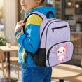 thumbnail image 3 of Jeiento Axolotl 13.5 Inch Preschool Bookbag, Toddler Shoulder Bag, Dual Carry Practical Kids Bag for Daily School Play Gathering, 3 of 7