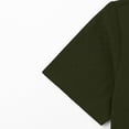 thumbnail image 4 of GrmtClth Men's Casual Textured Polo Shirt Dual Chest Pockets Short Sleeve Button Placket Top with Diamond Pattern Army Green 2XL, 4 of 6