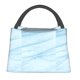 thumbnail image 1 of Fotbe Light Blue Marble Bolsa Térmica Portátil con Estampado, Bolsa de Entrega de Alimentos Aislada, Bolsa Reutilizable de Gran Capacidad para Comidas y Supermercado, 1 of 6