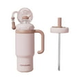 thumbnail image 1 of Gobelet Fontaine Baleine 24oz avec Poignée et Deux Couvercles, Étanche et Lavable au Lave-Vaisselle, Bouteille d'Eau Isolée Réutilisable en Acier Inoxydable, pour Enfants, Garçons et Filles Adultes, 1 of 8