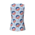 thumbnail image 5 of Haiem Donut with the USA Fag Workout Tank Tops for Women, Athletic Sports Slim-Fit Tank Tops, Compression Sleeveless Dry Fit Shirts,Athletic Shirt-, 5 of 9