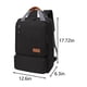thumbnail image 2 of Mochila de viaje para portátil, mochila grande para hombre y mujer, mochila de mano de 17 pulgadas con bandolera y monedero, mochila universitaria, juego de tres piezas., 2 of 6