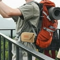 thumbnail image 2 of Apuakthei Bolso para teléfono móvil para hombre, 5 ", bolso para teléfono móvil con cinturón, bolso de lona multifuncional estilo cruzado, 2 of 5