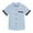 Blue, variant on MeetoTime Kids Short Sleeve Lapel Shirt Solid Color Floral Summer Casual Button Top for Baby Boys Girls 3-11 Years