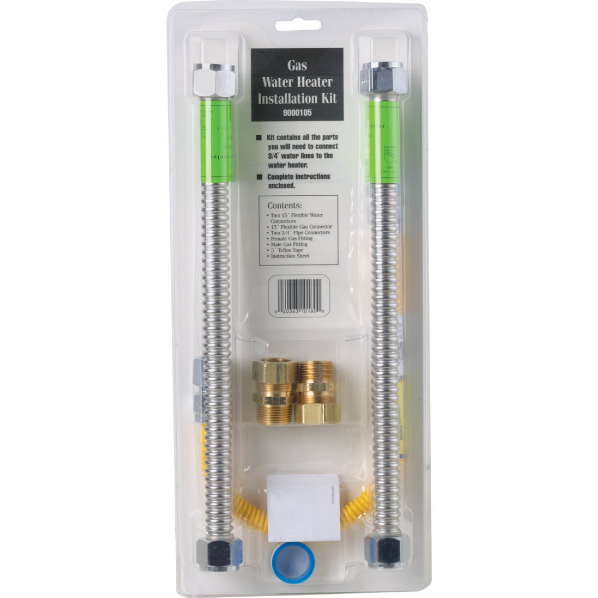 Reliance 100108-299 Gas Water Heater Installation Kit