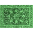 thumbnail image 1 of Ahgly Company Indoor Rectangle Abstract Emerald Green Modern Area Rugs, 7' x 9', 1 of 4