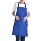 thumbnail image 1 of Bewildely Delantal ajustable del babero del cocinero de la cocina del lino del algodón del poliéster 12pcs fácil de usar en cualquier Suministros de limpieza para el hogar azul, 1 of 6