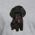 thumbnail image 3 of CafePress - Poodle Pup (Blk) Fitted T Shirt - Fitted T-Shirt, Vintage Fit Soft Cotton Tee, 3 of 4