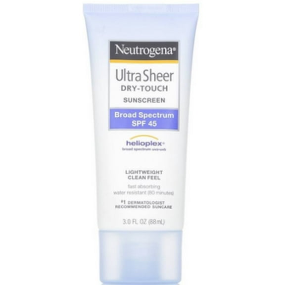 Neutrogena Ultra Sheer Dry-Touch Sunscreen SPF 45 3 oz (Pack of 6)