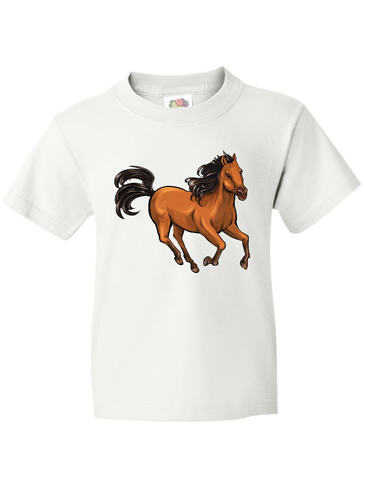 Pair of Horses Long Sleeve T-Shirt Mustangs Horseback Riding Pony Stallion Tee