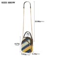thumbnail image 2 of FORMRS Crossbody Bag for Women Shoulder Cell Phone Purse with Zipper, Retro Colorful Stripes, 2 of 7
