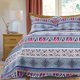 thumbnail image 3 of 3pcs Bohemian Quilt Bedspread Sets Coverlet Bedding Sets Lightweight and Soft for All-Season 90"x98" with 2 Piece Pillow Shams Queen Unique Bargains Juego de Falda de Cama, 3 of 6