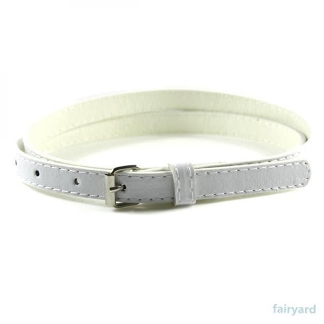 Ceinture Multicolore Mince Mince en Similicuir Ceinture Dames Décontractée Sangle Cinto Ceintures pour Femmes