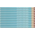 thumbnail image 4 of Personalized Pencils - Round - Pastel Colors- Custom Printed with your message, text or logo - by Express Pencils - 12 pkg - ** FREE PERZONALIZATION ** Great gift idea (Pastel Green), 4 of 5