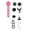 Pink, variant on Mosiee Nylon Bike Computer Mount for Road Bikes - Integrated Handlebar Bracket for -Garmin & -Bryton Multifunctional for Cameras Green