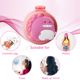 thumbnail image 5 of Bonitos cepillos de pelo de bolsillo con peine redondo y espejo de maquillaje para mujeres y niñas Vhermosa CPB-DE-LYY169-12, 5 of 6
