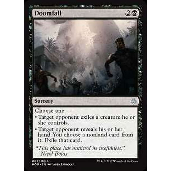 MtG Hour of Devastation Uncommon Doomfall (Foil) #62