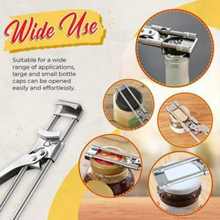 

Kitchen essentials for new home kitchen Multifunction Adjustable Stainless Steel Can Opener Manual Jar CHMORA