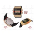 thumbnail image 4 of Reloj Casio Vintage F91 Unisex Dorado Full Correa Negro Bisel Negro, 4 of 8