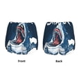 thumbnail image 6 of Goofa Shark Printed Women 2 in 1 Running Shorts,Quick Dry Athletic Workout Shorts,High Waisted Athletic Shorts with Liner Pockets-XX-Large, 6 of 9