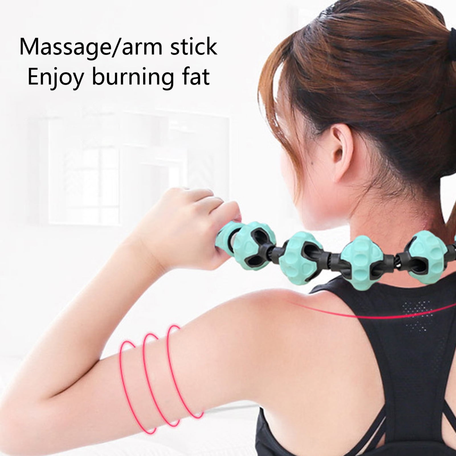 Taize Pp Massage Stick Muscle Relax Non Slip Fascia Roller Massage Tool For Thighs