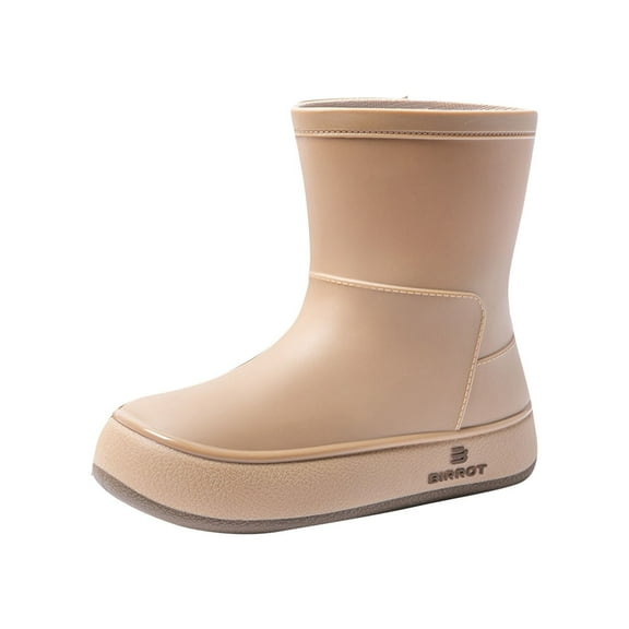 Rain Boots Women Waterproof Rubber Garden Boots,Ankle Rain Boots Lightweight Comfortable Durable Muck Boots For Rainy Day, Water Accumulation Rain Boots Women