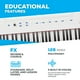 thumbnail image 3 of Teclado de piano digital Alesis Recital de 88 teclas con altavoz de 2 x 20 W, 3 of 9