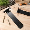 thumbnail image 4 of unbranded 2Ud Soportes Para Estantes Flotantes Con Estructura Resistente En Negro Para Hogar, 4 of 8
