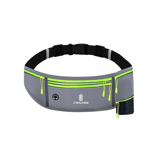 EGNMCR Ceinture de Course avec Bouteille d'Eau Sac de Sport Sac de Taille pour Hommes et Femmes Ceinture de Sport avec Fermeture Éclair pour Course Randonnée Escalade Ceinture de Sport