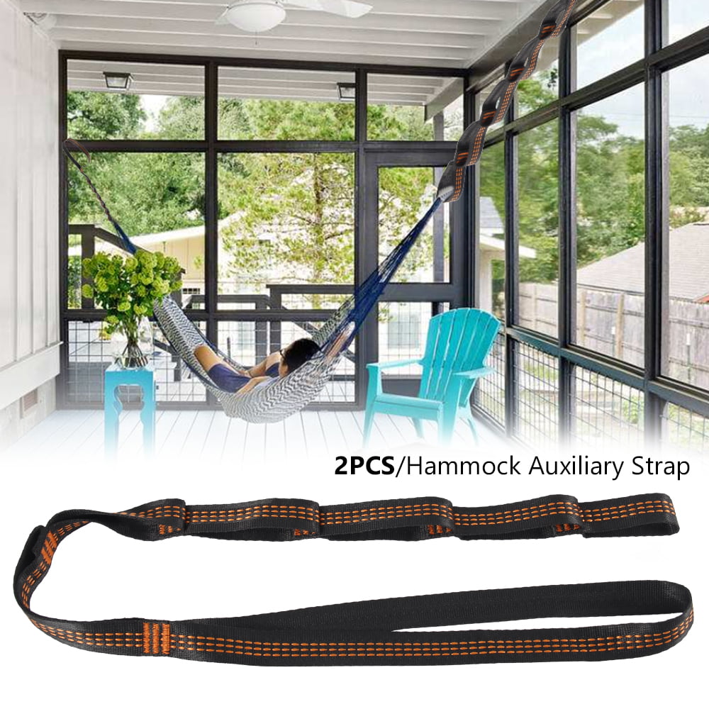 Details about   2×Adjustable Loop Tree Hanging Extension Hammock Straps Heavy Duty Suspension 