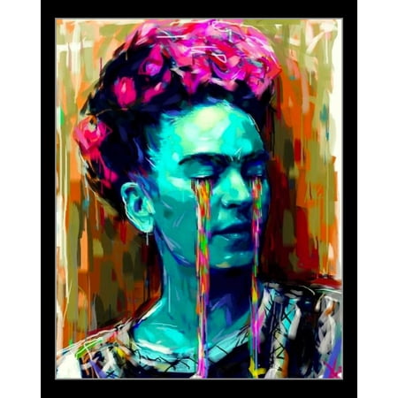 Frida Kahlo Paint Painting Tears Poster Print