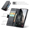 thumbnail image 3 of Funda de Cuero CaseMe For Samsung Galaxy A17 Tipo Billetera con Bloqueo RFID, For Samsung Galaxy A17 Funda Tipo Billetera para Mujer Hombres Tarjetero Cierre Magnético Soporte Tipo Kickstand Funda Ti, 3 of 11