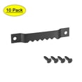 thumbnail image 1 of Ganchos para cuadros Uxcell de 2-3/5" de hierro galvanizado negro, paquete de 10, 1 of 5