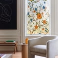 HAJAGP Design A Floral Window Film, Sun and Light Shading Electrostatic ...