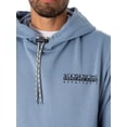 thumbnail image 4 of Napapijri Mataje Back Graphic Pullover Hoodie, Blue, 4 of 6