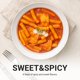 thumbnail image 3 of Tteokbokki Sauce Mix (5 Pack, 2 Servings Each), Level 1.5 Mild&Sweet, Korean Sauce for Rice Cakes, Stir-Fries & More Sweet Twist for Mild Taste Lovers,, 3 of 5