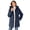 Navy, variant on Plus Size Hands-Free Puffer Coat