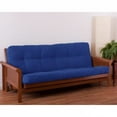 thumbnail image 3 of Blazing Needles Renewal 6-inch Twill Queen-size Futon Mattress-Color:Royal Blue,Size:Queen, 3 of 3